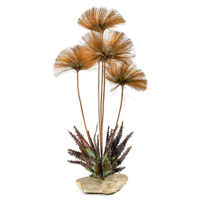 Copper ‘Desert Flower’ Table Top Sculpture by John Steck