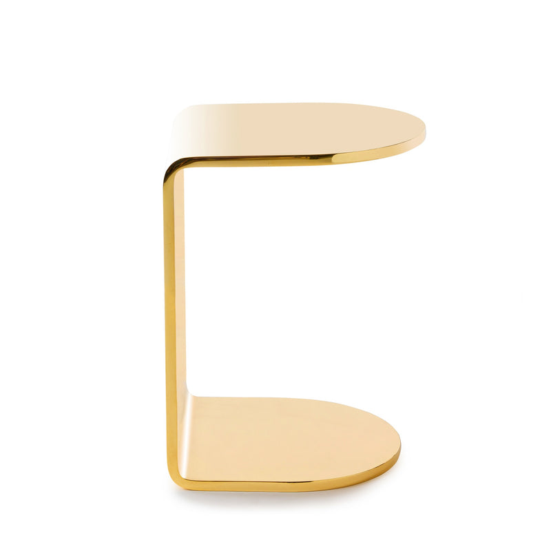 Half-Beam Side Table in Polished Bronze by WYETH, 2015