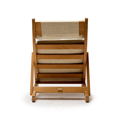 Rare Folding Lounge Chair by Hans J. Wegner for A.P. Stolen